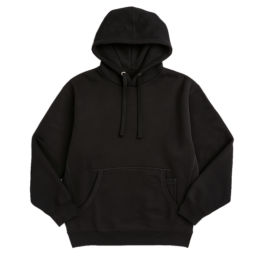 Black Blank Hoodie