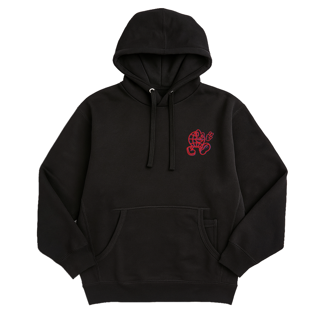 Logo Hoodie - Peace! Globe Man