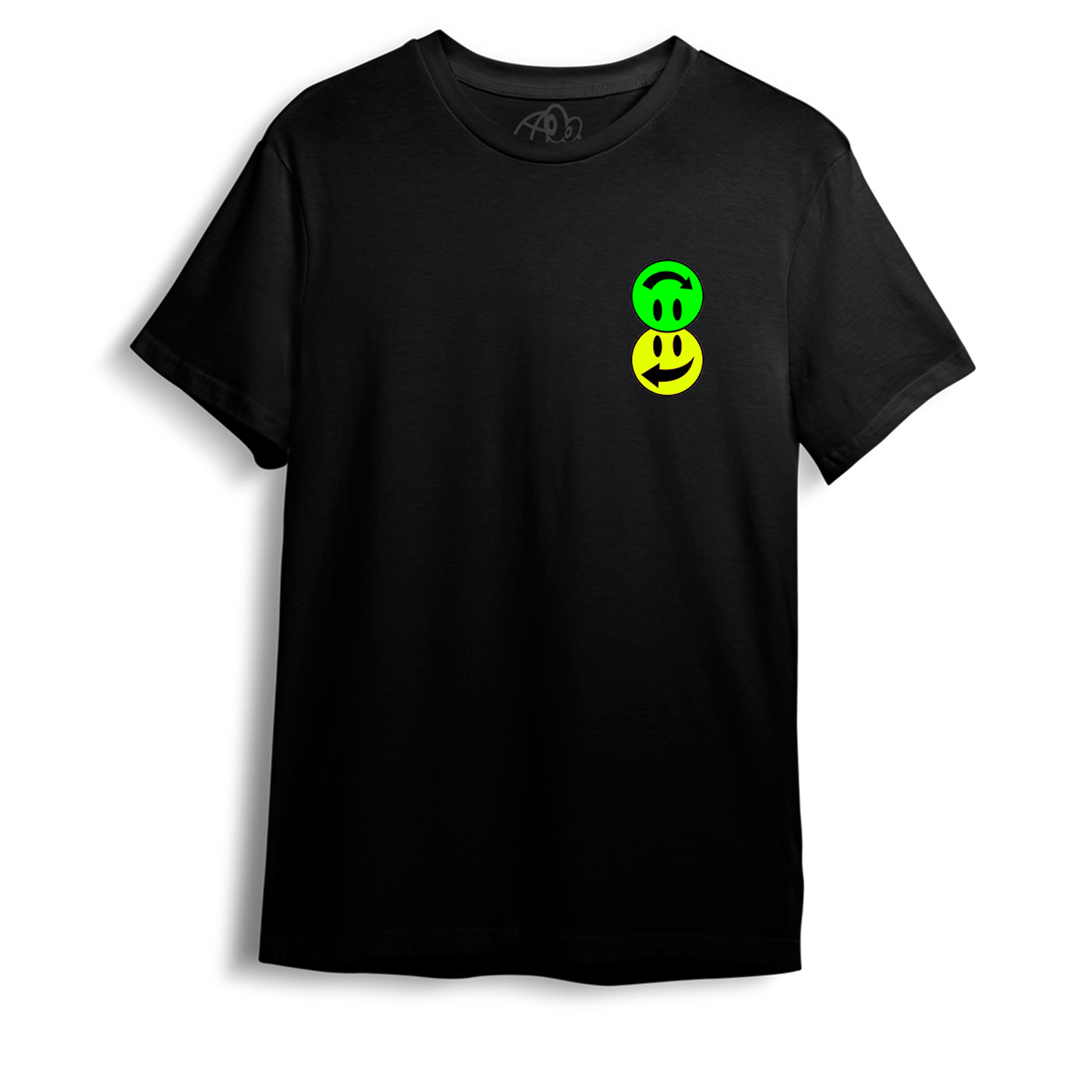 T-shirt à tongs avec sourire