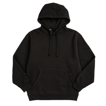 Black Blank Hoodie