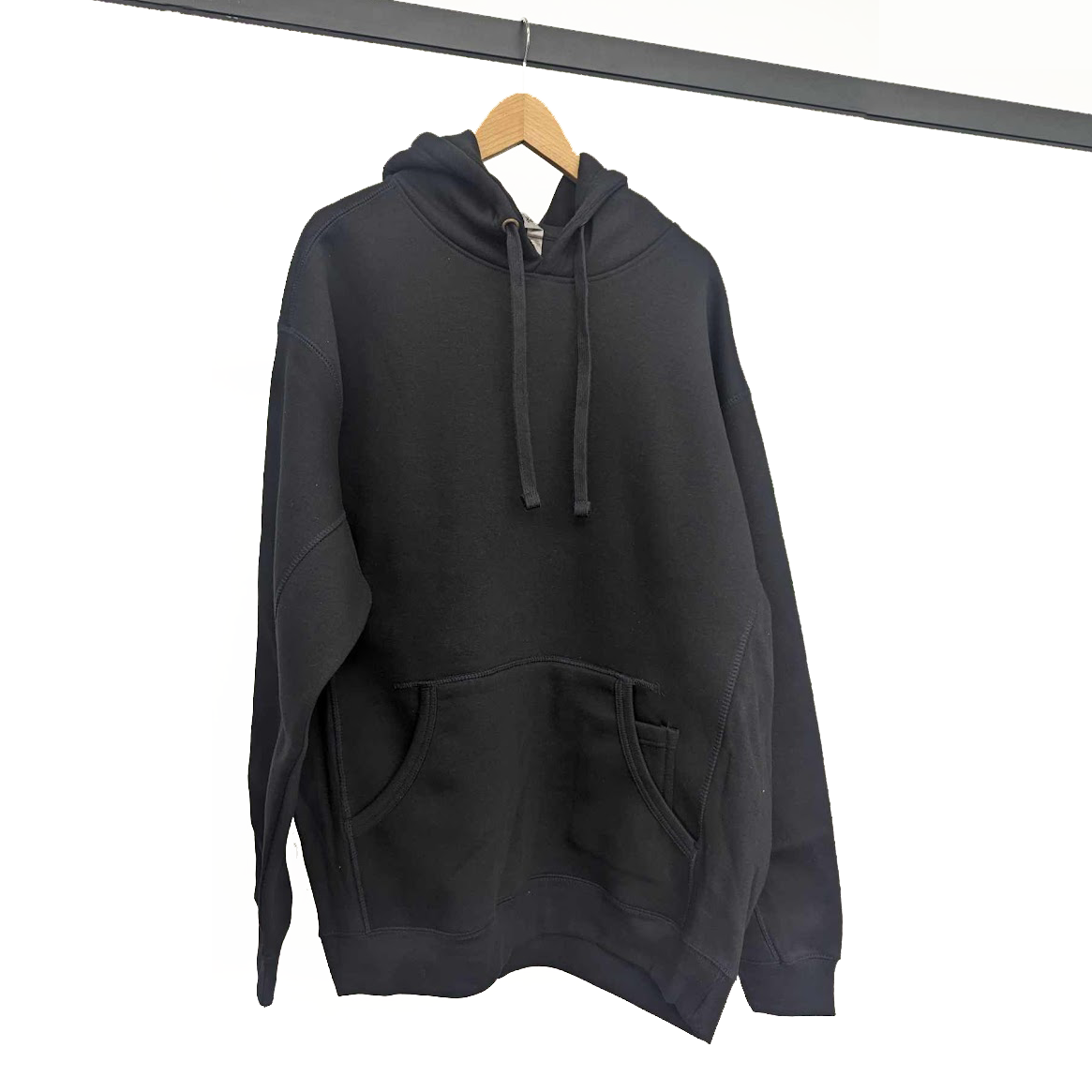 Black Blank Hoodie