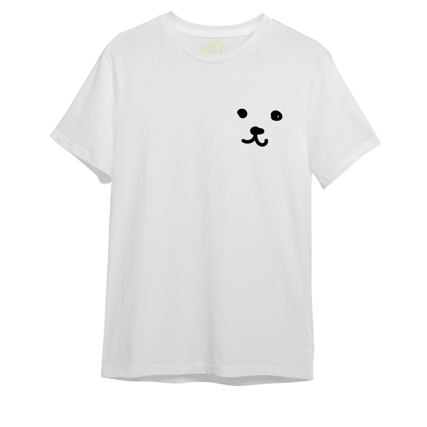 T-shirt avec un joli visage de chien