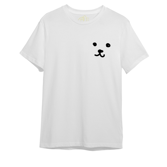 T-shirt avec un joli visage de chien