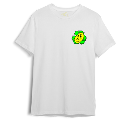 T-shirt smiley recyclé